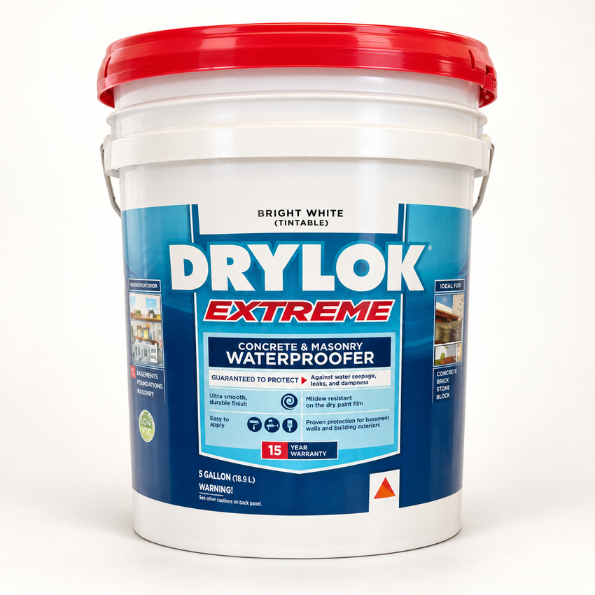 DRYLOK Extreme Masonry Waterproofer — Bright White — 5 Gal