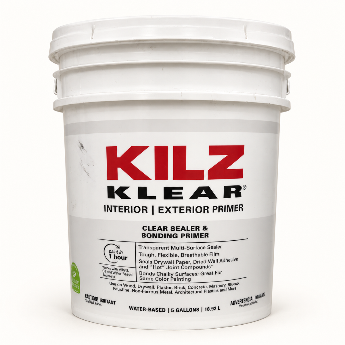 KILZ KLEAR Clear Bonding Primer & Sealer — 5 Gal
